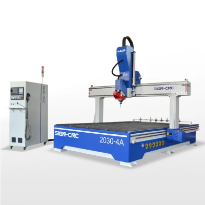 1325 Atc 3D Máquina para trabalhar madeira Roteador CNC Máquina fresadora de gravação CNC de 4 eixos para móveis de madeira
