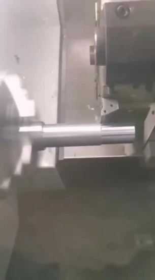 Máquina de torno CNC para torneamento de metal com cama inclinada 8